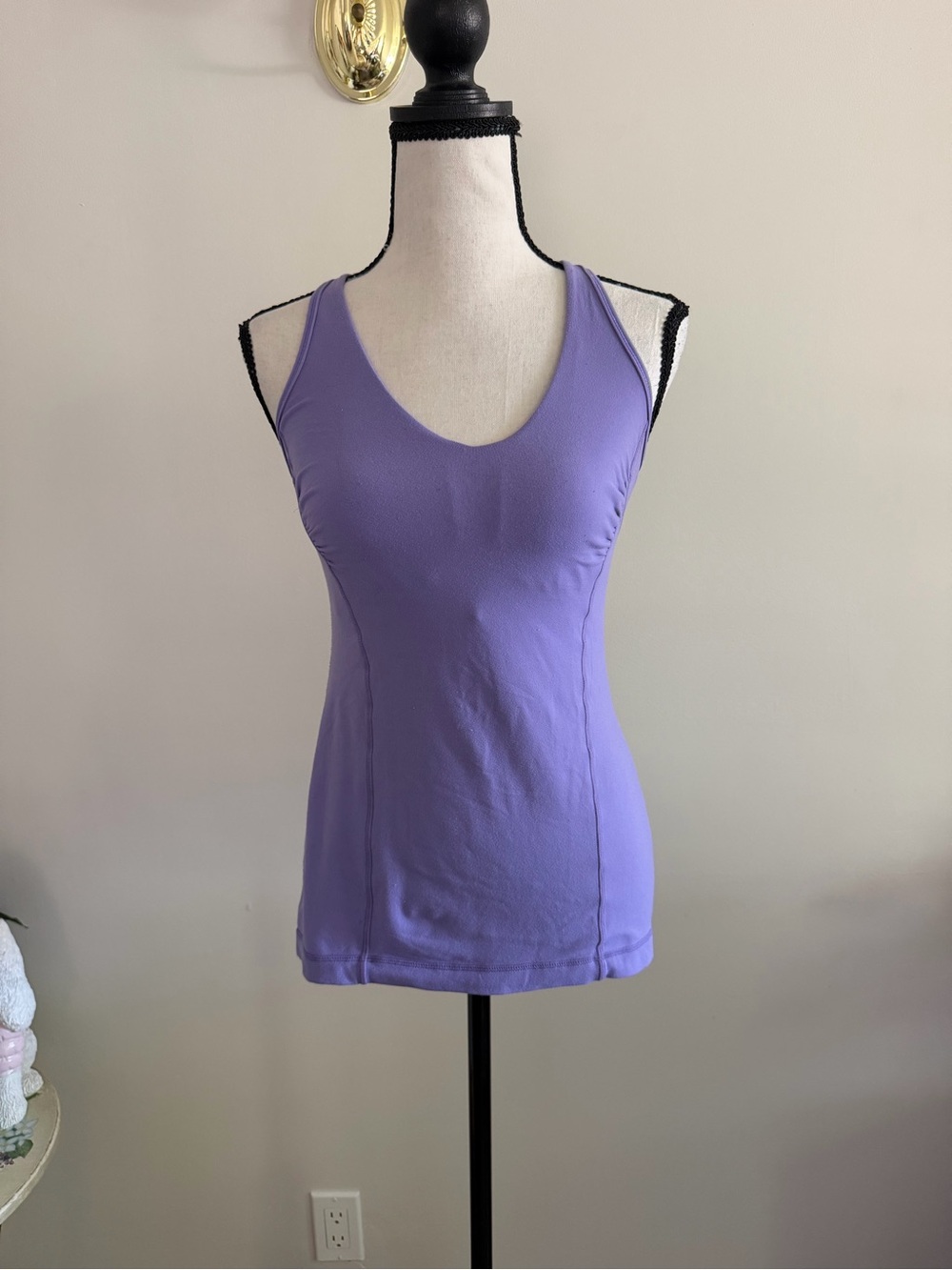 Lululemon Lavender Sculpt Open Racerback Tank Top